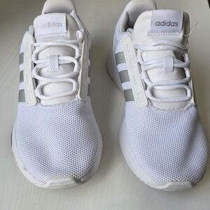 Adidas Racer TR21 White Matte Silver Women Size 8